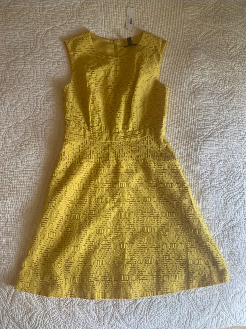 New with tags J.Crew Textured Eyelet Jacquard Dress